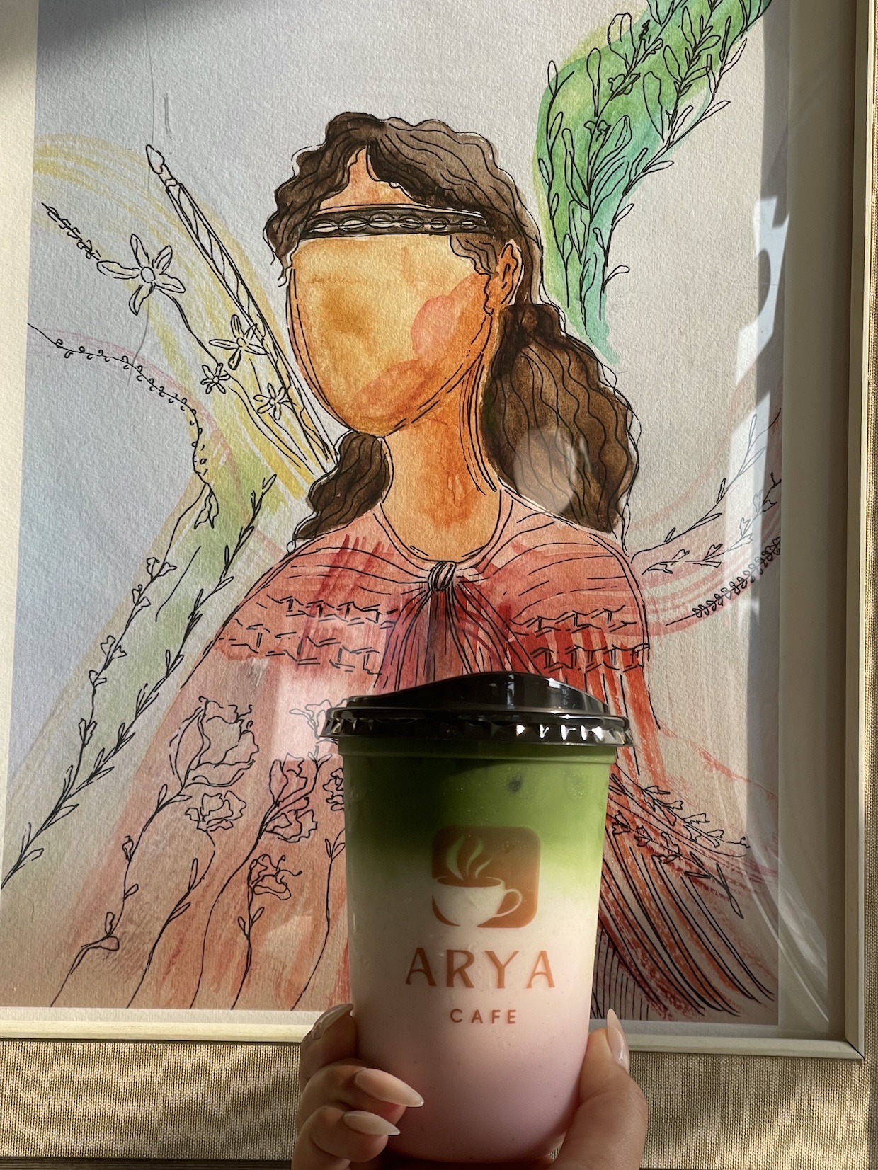 Arya Cafe artwork by Lokho Kotile