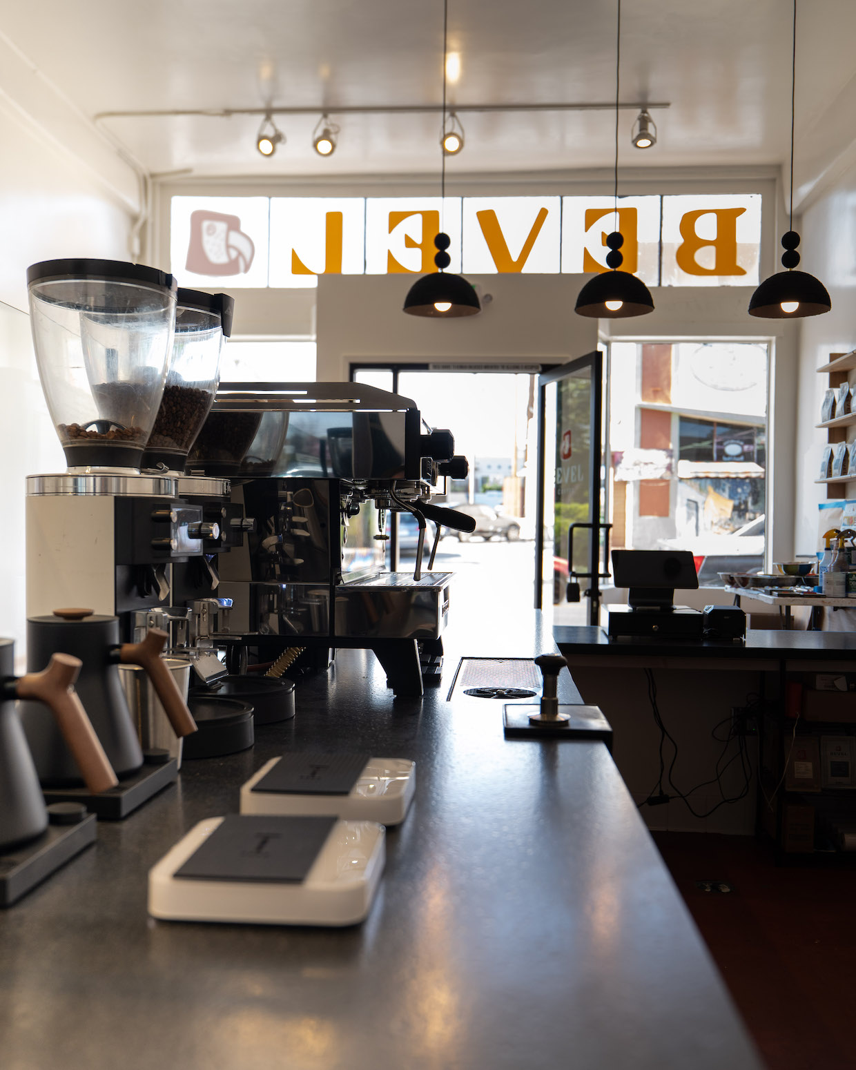 Bevel Coffee Altadena inside