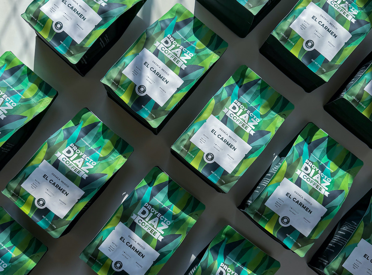Projecto Diaz Oakland coffee bags