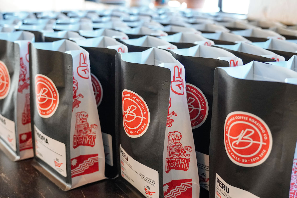 The Breaks Roasters bags