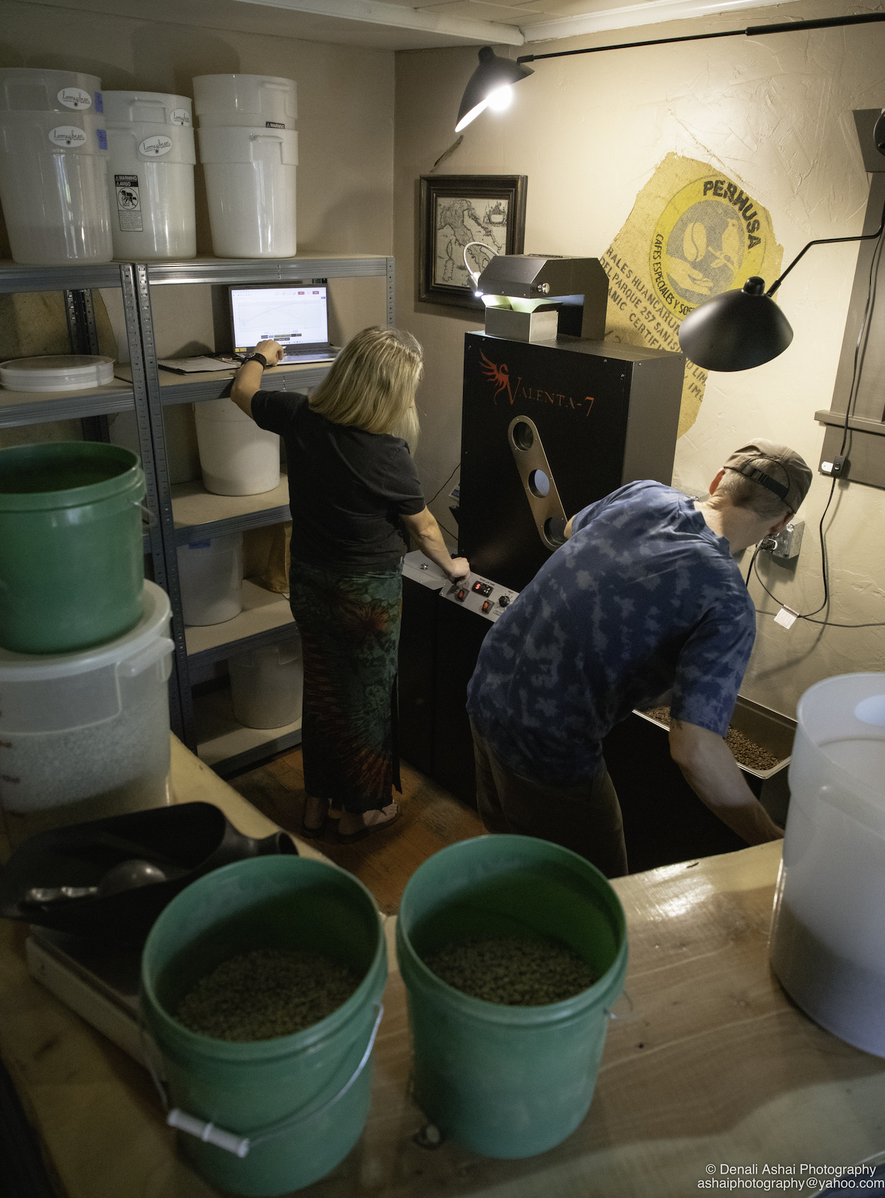 Watershed Coffee Roasters Bend roasting